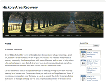 Tablet Screenshot of hickoryarea-recovery.org